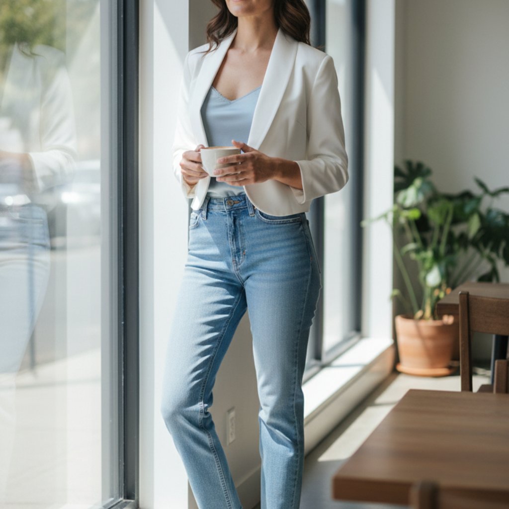 Bolero Shrug - White. Made In Canada